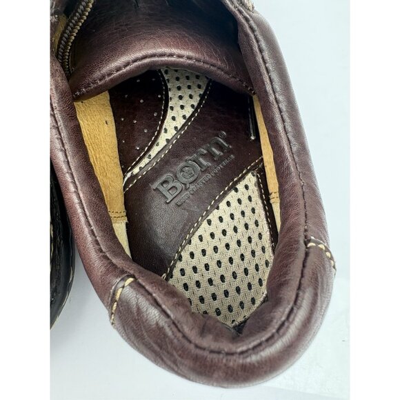 *BORN Shoes Womens Size 9 Brown Leather Comfort Casual Lace Up Granola Normcore - Picture 13 of 14